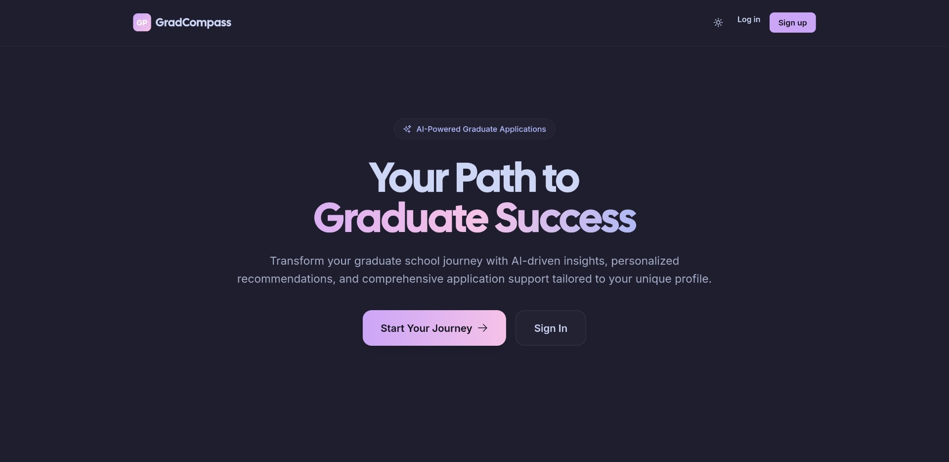 GradCompass Hero